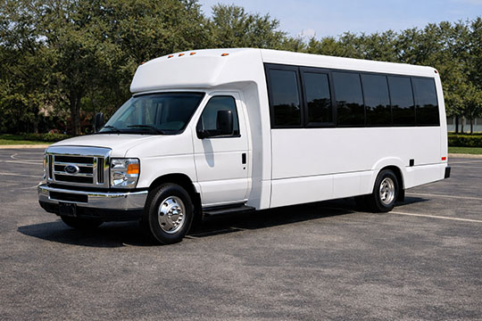 18-passenger minibus available for charter in Arlington Heights, IL